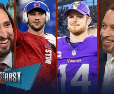 Vikings are 1st team to reach 5 wins, Aaron Rodgers throws 3 INTs, Allen-Diggs | FIRST THINGS FIRST