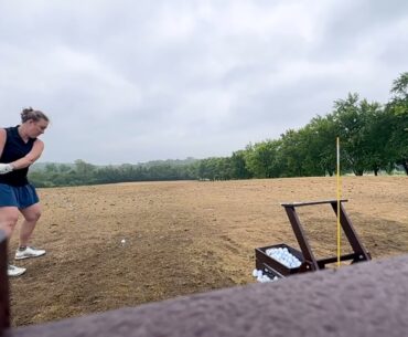 Miss Kira P Driving Range Session at Grand Geneva Resort & Spa on August 18, 2024