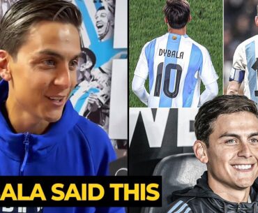 Dybala reacts to taking Messi’s No.10 jersey during absence for Argentina against Chile