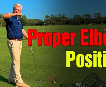 Proper Right Elbow Position in the GOLF BACKSWING