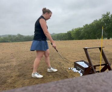 Miss Kira P Driving Range Session at Grand Geneva Resort & Spa on August 18, 2024