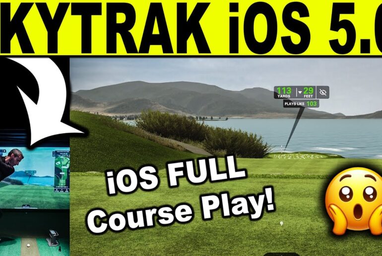 SkyTrak 5.0 iOS Update Brings Full Golf Simulator Play to Your iPad!