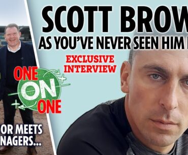 Celtic legend Scott Brown as you've never seen him before Management, Rodgers, Lennon & Walter Smith