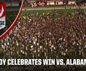 Vanderbilt fans storm the field after taking down No. 1 Alabama | ESPN College Football