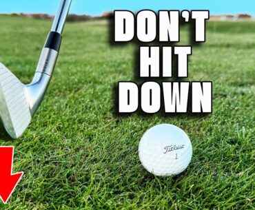 This Is Why 90% Of Golfers Can't Hit Their Irons Correctly