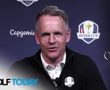 Luke Donald taking Ryder Cup victory blueprint into Bethpage Black | Golf Today | Golf Channel