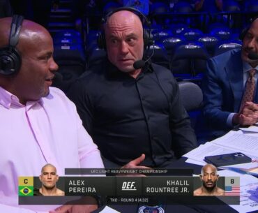 DC, Rogan & Anik react to Alex Pereira’s UFC 307 win vs. Khalil Rountree Jr. | ESPN MMA