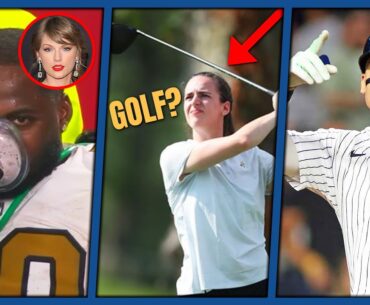 Caitlin Clark...Golf??? Taylor Swift Backup Dancer is Brothers with Khalen Saunders, Aaron Judge