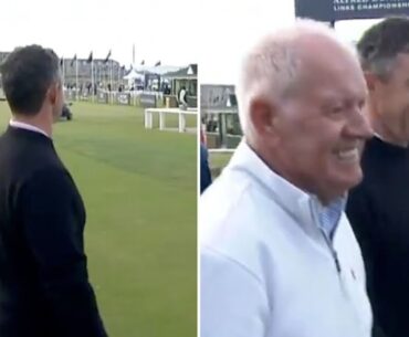 Rory McIlroy stops dead in his tracks at St Andrews for heart-warming moment