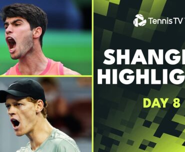 Alcaraz vs Monfils, Sinner vs Shelton, Djokovic, Zverev Play | Shanghai 2024 Highlights Day 8