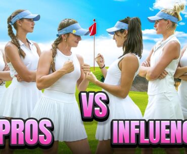 Influencers vs. Pro Golfers Rematch | Losers Eat Disgusting Food Challenge