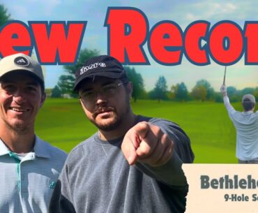 We set a new 9-hole Scramble Record at Bethlehem Golf Course | The B Team Golfs