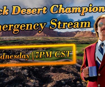 The Black Desert | Emergency Stream | PGA DFS | DraftKings Strategy | Ship It Nation