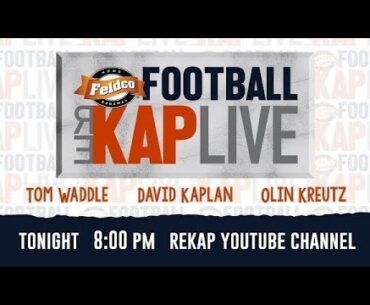 🏈 Football Feldco Bears REKAP 🔴 LIVE (S2 - Week 5): David Kaplan, Tom Waddle and Alex Brown!