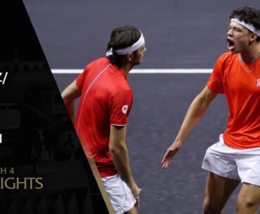 Alcaraz/Zverev v Fritz/Shelton Highlights | Laver Cup 2024 Match 4