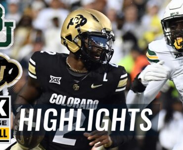 Baylor Bears vs. Colorado Buffaloes Highlights | FOX College Football