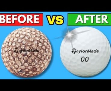 The ONLY Way To Clean Your Golf Ball (Dishwasher VS Detergent)