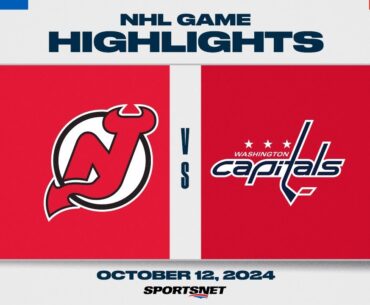 NHL Highlights | Devils vs. Capitals - October 12, 2024