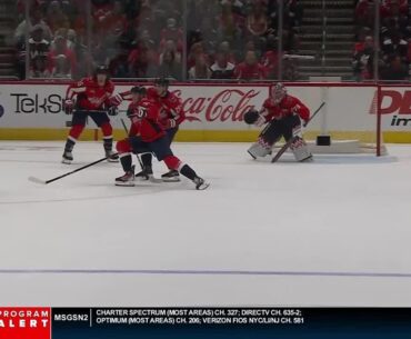 Seamus Casey scores a goal against the Washington Capitals