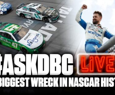 LIVE #AskDBC Post-Talladega - The Biggest Wreck in NASCAR History