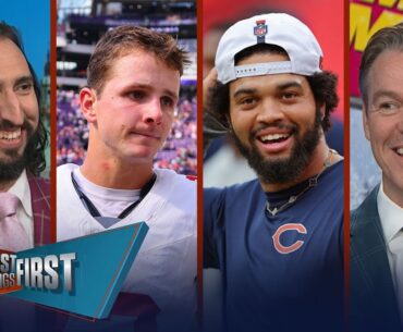 Caleb climbs back up, Purdy drops, Josh Allen stays put on Mahomes Mountain | FIRST THINGS FIRST