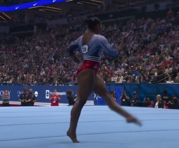 It's a Jordan Chiles party on floor | U.S. Olympic Gymnastics Trials