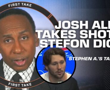 Stephen A.: Stefon Diggs HAS TO RESPOND to Josh Allen 👀 | First Take