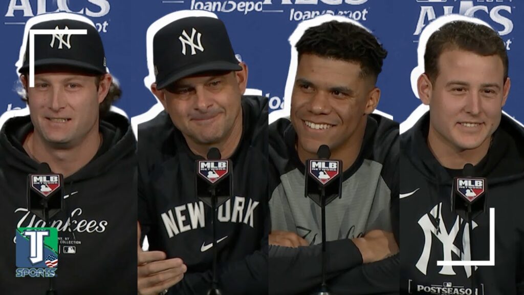 Juan Soto, Gerrit Cole, Aaron Boone & Anthony Rizzo REVEAL Yankee’s INNER work PRIOR to ALCS Game 1