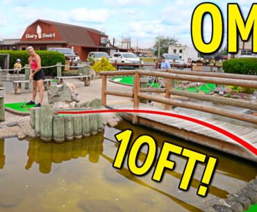 MIND BLOWING Old School Mini Golf Course! - The WORLD'S BEST?!