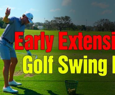 Eliminate Early Extension in the Golf Swing