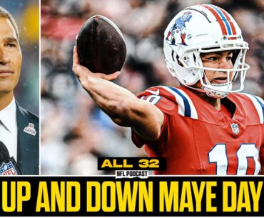 Drake Maye Debut comes with UPS and DOWNS | All 32 NFL Podcast