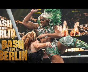 The Unholy Union vs. Bianca Belair & Jade Cargill – Title Match: WWE Bash in Berlin 2024 highlights