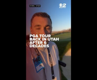 Fans flock to open round of PGA Tour in Southern Utah