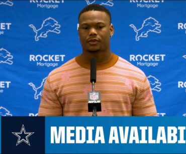 Detroit Lions players meet with the media | 2024 NFL Regular Season Week 6: Lions at Cowboys