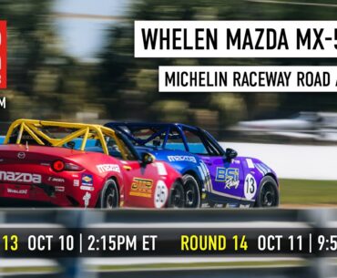 Mazda MX-5 Cup 2024 | Round 14 - Michelin Raceway Road Atlanta | Livestream