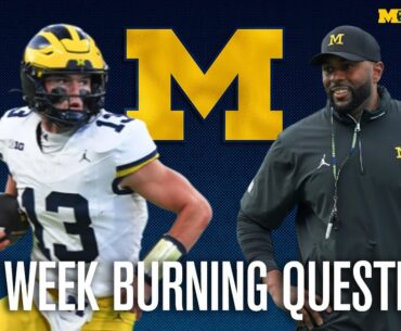 BURNING QUESTIONS For Michigan Football On The Bye Week, Big Ten Basketball Media Day Takeaways