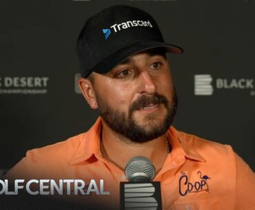 Stephan Jaeger: 'Super happy' after Black Desert Championship Round 2 | Golf Central | Golf Channel