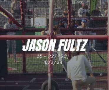 3B Jason Fultz BP '25 | P27 (SC) | Clemson Commit | Metro Scout Day 10/3/24