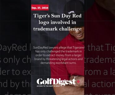 Tiger Woods and SUN DAY RED Are Getting Sued  #golf