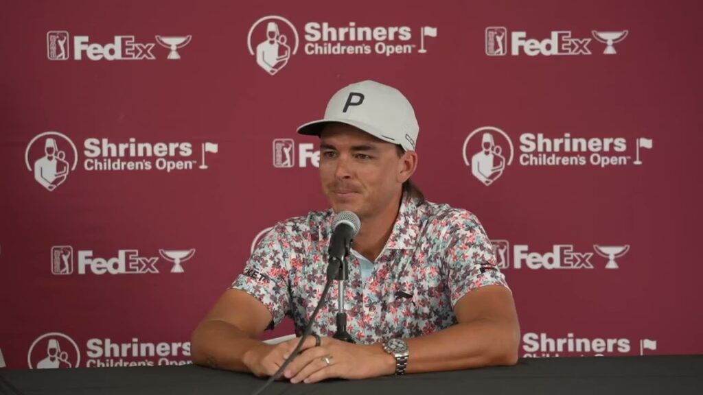 Rickie Fowler Wednesday Press Conference  2024 Shriners Children’s Open