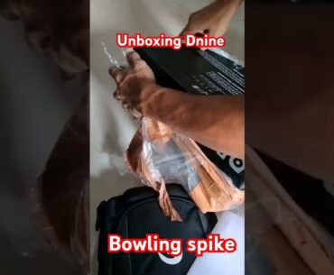 Unboxing Dnine Premium Bowling Spike Shoes #cricket #shortsfeed #shorts #ytshorts