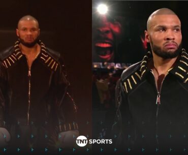 Chris Eubank Jr.'s highly anticipated ring walk for his ring return in Riyadh 😎 #BeterbievBivol 🇸🇦