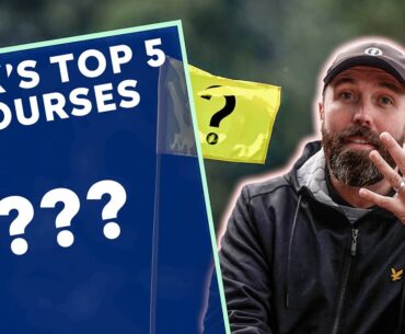 Rick Shiels RANKS his TOP GOLF COURSES IN THE WORLD