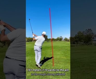 Play the shot: From rough with tailwind #golf #golfshot #golfswing #golfvideo