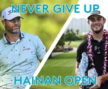 Never Giving Up With Lucas Bjerregaard // Hangzhou West Lake Golf Club // Hainan Open