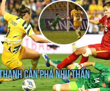 Kim Thanh với những pha cứu thua, cản phá penalty khiến các chân sút Australia chán nản