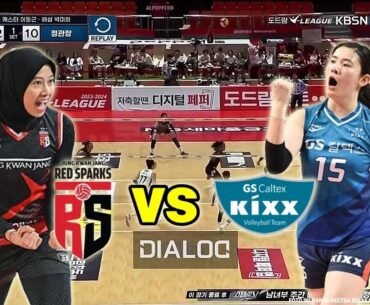 LIVE STREAMING RED SPARKS VS GS CALTEX - KOREA V LEAGUE 2024-2025