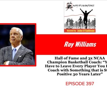 Roy Williams,  Hall of Fame NCAA basketball Coach at UNC and Kansas | Sports Coaching |