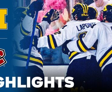 Michigan vs St Cloud State | NCAA College Hockey | Highlights - October 18, 2024