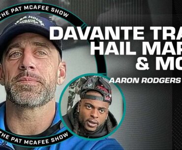 Aaron Rodgers Tuesday 🙌 Davante Adams’ SURPRISE appearance, HAIL MARY’S & more | The Pat McAfee Show